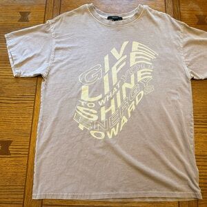 Forever 21 Tan Graphic Tee